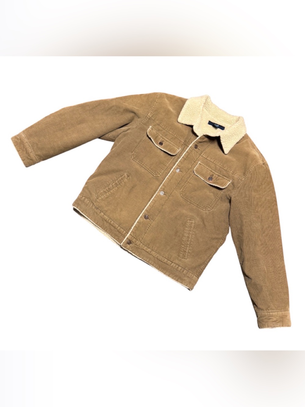 Vintage GAP Men’s Corduroy and Sherpa Barn Jacket Trucker Chore Farm Y2K.   Sz L